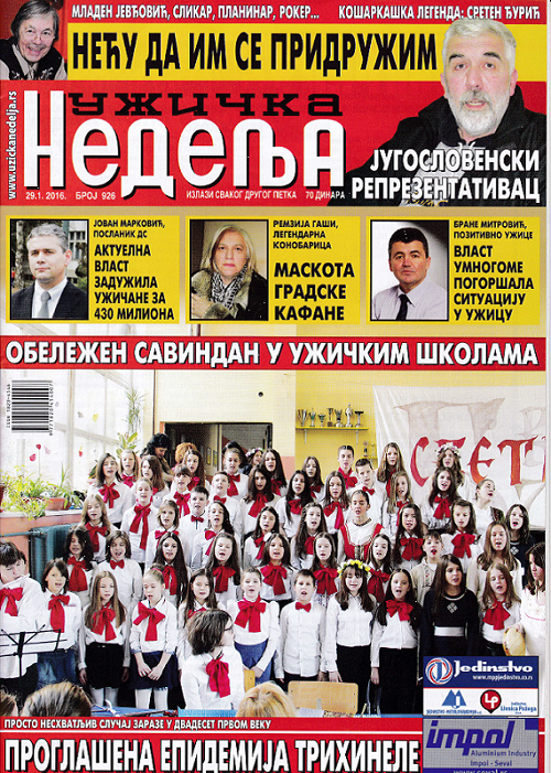 1 uzicka nedelja naslovna